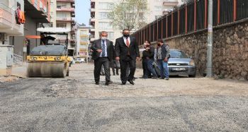 Başkan Yılmaz, yol çalışmalarını inceledi
