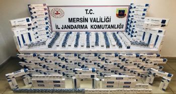 Tarsus'ta bin 730 paket gümrük kaçağı sigara ele geçirildi