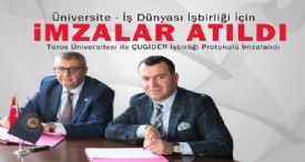 TOROS ÜNİVERSİTESİ İLE GENÇ GİRİŞİMCİ İŞ İNSANLARI DERNEĞİ İŞBİRLİĞİ PROTOKOLÜ İMZALADI