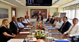 MTOSB MÜTEŞEBBİS HEYETİ VALİ ÇAKACAK BAŞKANLIĞINDA TOPLANDI