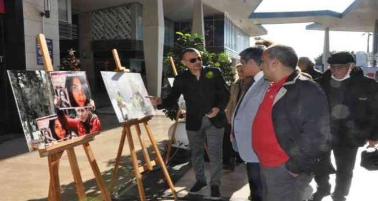 Mersin'de gazetecilerin çektiği fotoğraflar sergilendi