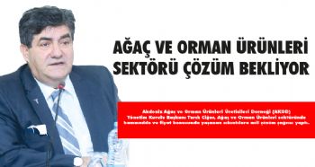 AĞAÇ VE ORMAN ÜRÜNLERİ SEKTÖRÜ ÇÖZÜM BEKLİYOR
