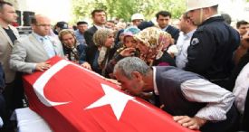 TARSUS ŞEHİT POLİS DUALARLA UĞURLANDI