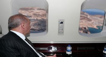 Cumhurbaşkanı Erdoğan, Akkuyu NGS sahasında incelemelerde bulundu