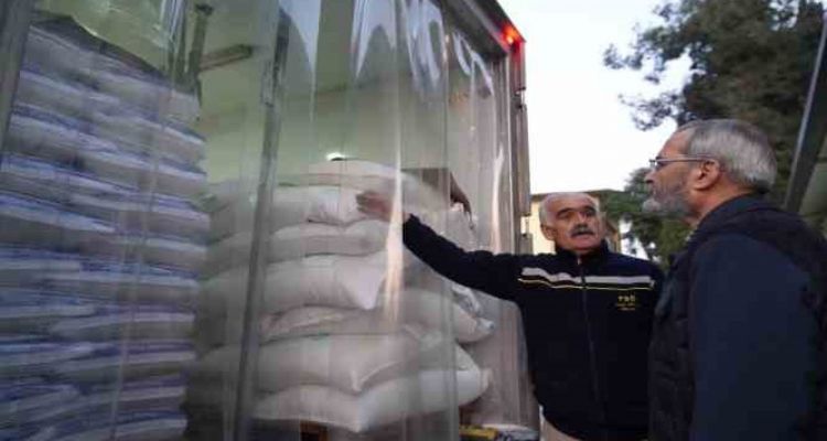 WFP'den Tarsus Belediyesine depremzedeler için 160 ton gıda desteği