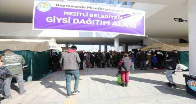 Deprem sonrası Mezitli'ye gelenlerin sayısı 100 bine ulaştı