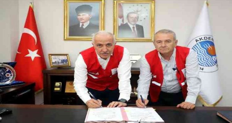 Akdeniz Belediyesinden Türk Kızılayı'na yer tahsisi