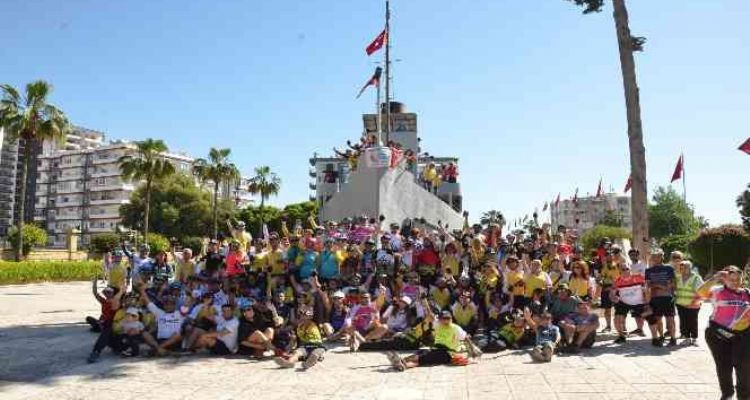 Kleopatra Bisiklet Festivali'nde renkli görüntüler ortaya çıktı