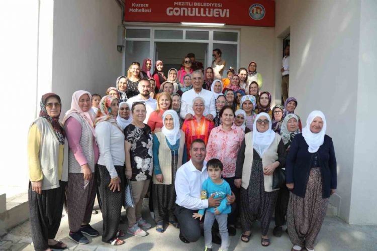 Mezitli’de gönüllü evi ve muhtarlık binası açıldı