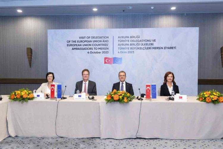 Meyer-Landrut: "Türkiye’yi desteklemeye devam edeceğiz, bu dönüşümde Mersin’e de destek vermeye devam edeceğiz"