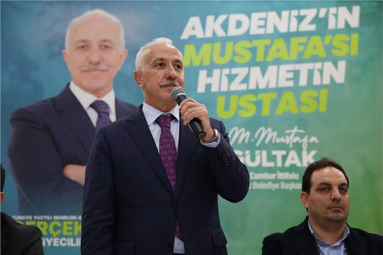 Başkan Gültak: "Akdeniz’de hizmetlerden önce huzur, barış ve güven ortamını tesis ettik"