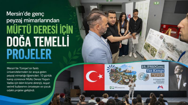 Mersin’de genç peyzaj mimarlarından Müftü Deresi için doğa temelli projeler