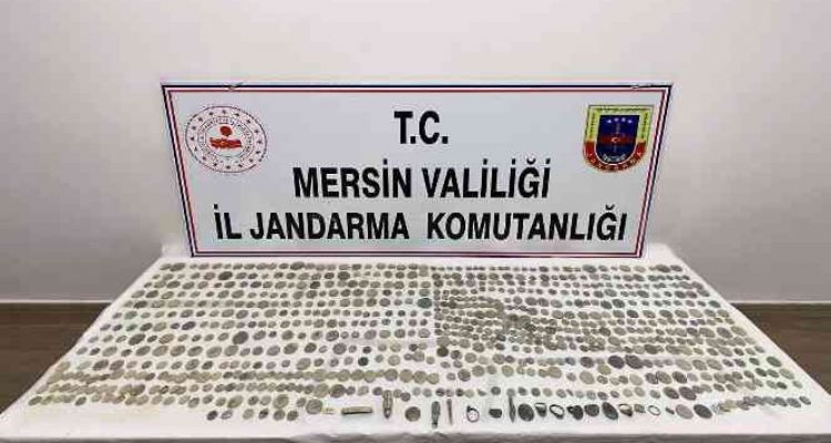 Mersin'de tarihi eser operasyonu