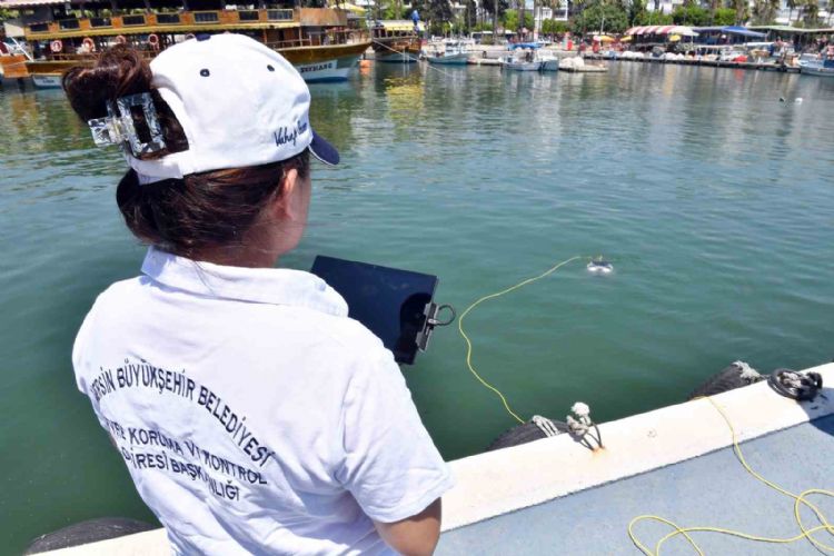 Deniz dibindeki kirlilik su altı dronu ile tespit edilecek