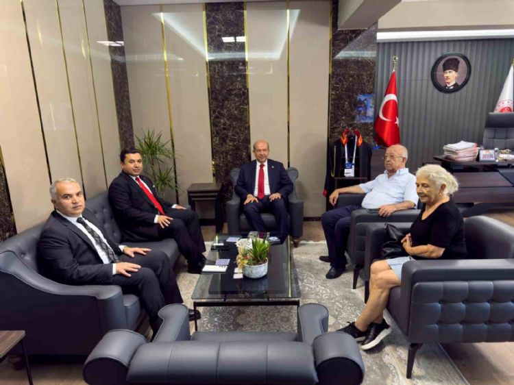 KKTC 5. Cumhurbaşkanı Tatar, Anamur Adalet Sarayını ziyaret etti