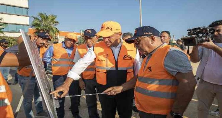 Mersin'de asfalt çalışmaları sürüyor