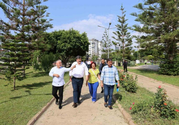 Yıldız, Mehmetçik Parkı’ndaki bakım ve yenileme çalışmalarını inceledi