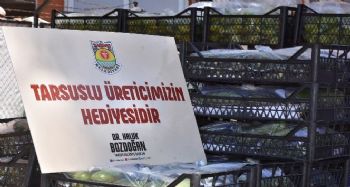 Tarsus'un dayanışma ağına çiftçi desteği