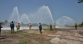 Mersin'de ‘dumansız’ tatbikat
