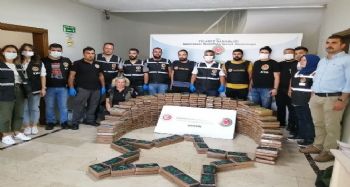 Mersin'de 463 kilo kokain ele geçirildi