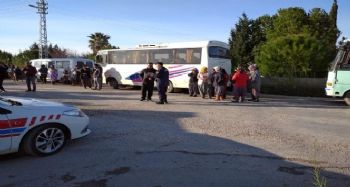 Mersin'de servis araçları denetleniyor