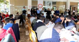 MERSİN BAROSU YÖNETİMİ, STAJYER AVUKATLARLA BULUŞTU