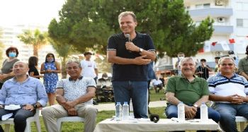 Başkan Seçer ve Başkan Karalar Tömük'te vatandaşlarla buluştu