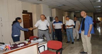 BAŞKAN AKTAŞ BELEDİYE PERSONELİ İLE VEDALAŞTI