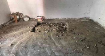 Metruk binada izinsiz kazıya soruşturma başlatıldı