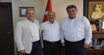 CHP'li Gökçel ve Antmen'den Başkan Dinçer'e ziyaret