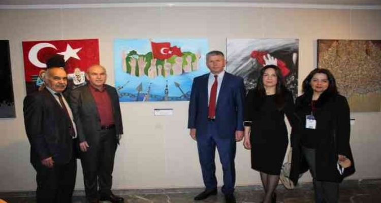 Mersin'de ‘41 mısra 41 resim 41 yorum’ sergisi
