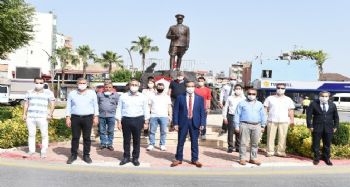 Tarsus'ta, 19 Mayıs, Covid-19 tedbirleri altında kutlandı