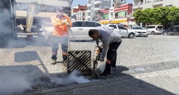 Semt pazarları ilaçlanıyor