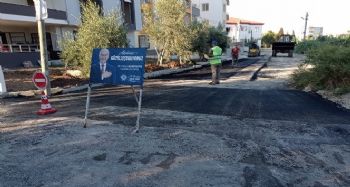 Akdeniz ilçesinde asfalt ve yol açma çalışmaları hız kazandı