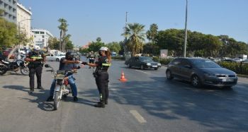 Mersin'de motosiklet denetimi