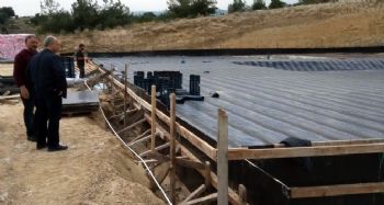 ÇAMSARI, İNŞAATI SÜREN BİNALARDA İNCELEMELERDE BULUNDU