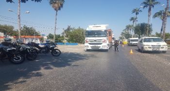 Mersin'de yılın ilk 8 ayında 157 bin 446 yük taşıyan araç kontrol edildi