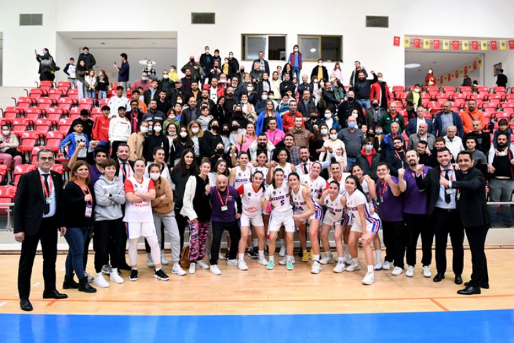 BÜYÜKŞEHİR MSK BASKETBOL TAKIMLARINDAN ÇİFTE GALİBİYET 