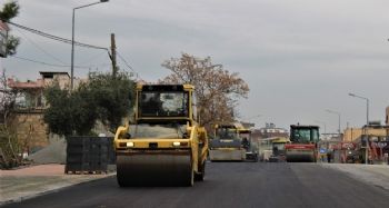 Mersin'de asfalt çalışmaları