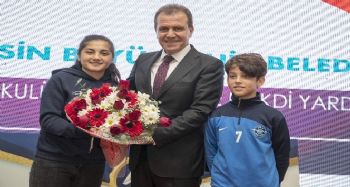 Mersin'de 85 spor kulübüne yardım