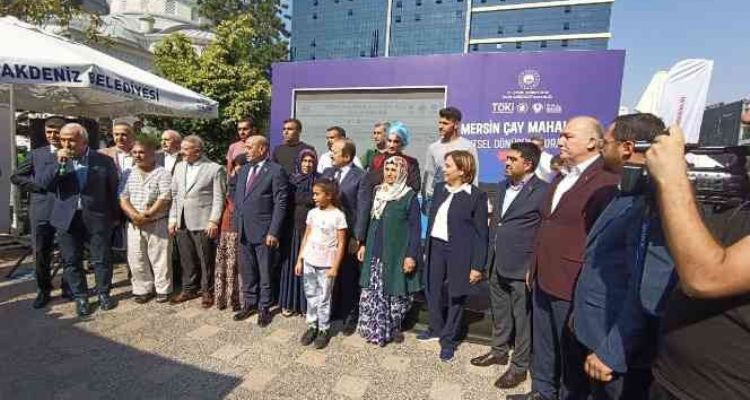 Çay Mahallesi Kentsel Dönüşüm Projesi'nde kuralar çekildi