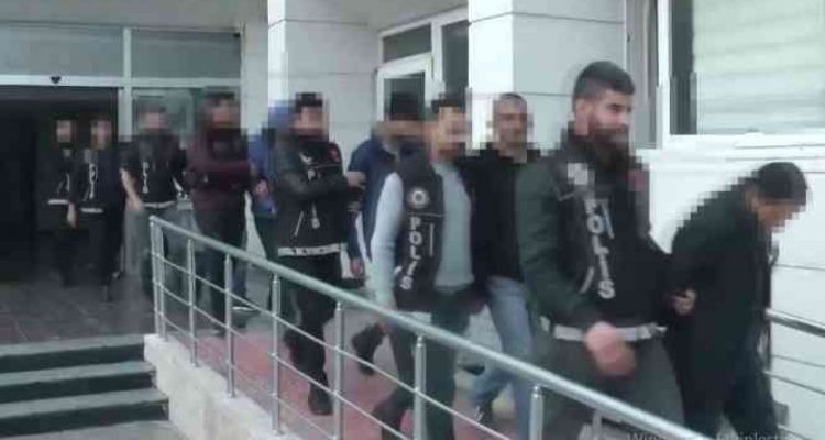 Mersin merkezli 9 ilde uyuşturucu operasyonu: 17 tutuklama