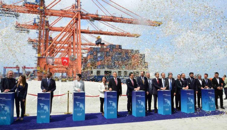Mersin Limanı’nın genişleme projesinin ilk etabı törenle açıldı