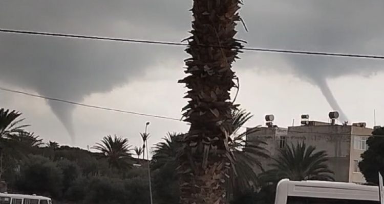Akdeniz’de çifte hortum