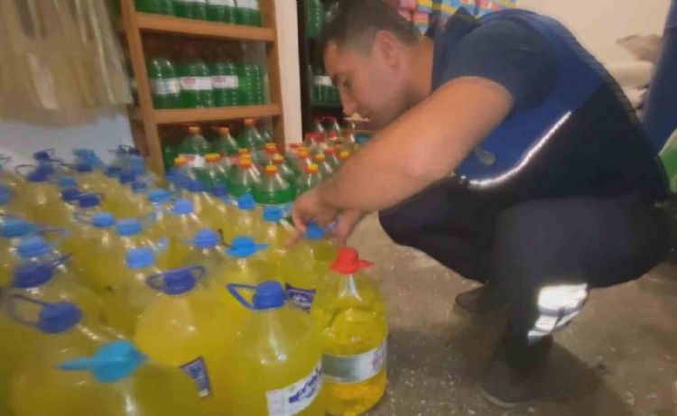Müstakil ev kaçak deterjan üretim merkezine çevrilmiş