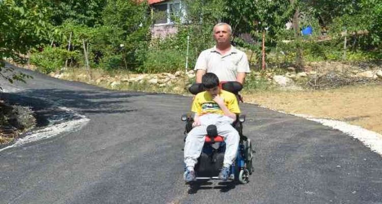 Engelli Kerem, artık rahat gezebiliyor