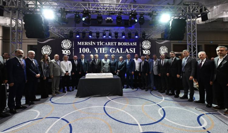 MERSİN TİCARET BORSASI’NIN 100. YILI KUTLANDI