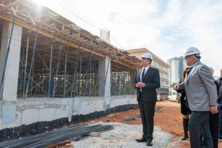 Başkan Özyiğit, inşaatı devam eden 3 projeyi yerinde inceledi