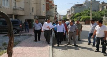 Gültak, mahallelerdeki çalışmaları yerinde inceledi