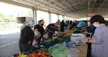 Erdemli Belediyesi, pazar yerlerini denetledi